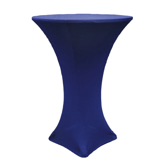 30 in Cocktail Spandex Table Cover Vany Blue